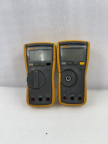 Lot fluke 117 true rms - of,